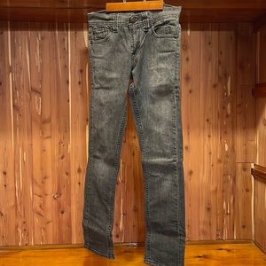 Levi's 511 Skinny Black Jeans 28x30